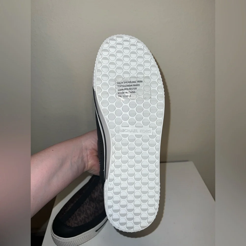 Men’s MICHAEL KORS Baxter Logo Quilted Nylon Sneaker Boots Shoes Sz 8.5 - Picture 9 of 14